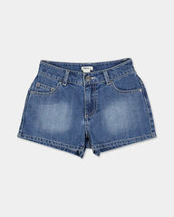 Billabong Girls 8 - 16 Billa Legit Jnr Demin Short - Dark Denim