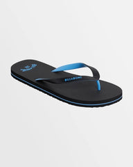 Billabong Mens Stacked Thong/Jandal - Black/Blue
