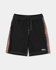 Quiksilver Youth 8 - 16 Pu-Tawhiro 17" Volley Swim Short - Black