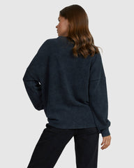 Roxy Eastside Midweight LS Top - Anthracite