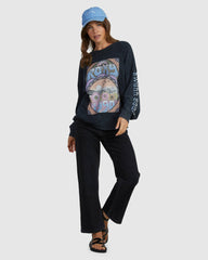 Roxy Eastside Midweight LS Top - Anthracite