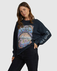 Roxy Eastside Midweight LS Top - Anthracite