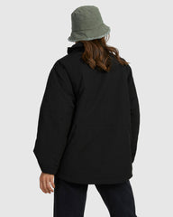 Roxy This Time Puffer - Anthracite