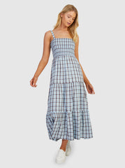 Roxy Sunnier Shores Dress - Clear Sky Platz