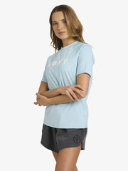 Roxy Beach Essential SS Lycra Rashie - Sky Blue