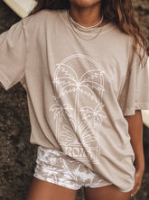 Roxy Mazzy Tee II - Warm Taupe