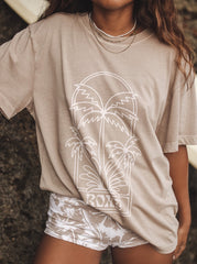 Roxy Mazzy Tee II - Warm Taupe