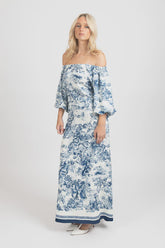 Federation Violet Dress - Navy