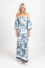 Federation Violet Dress - Navy