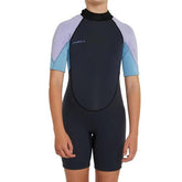 O'Neill Girls Reactor II BZ SS Springsuit 2mm - Gunmetal/Mist/Fog