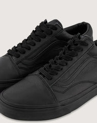 Vans Leather Old Skool - Black/Black