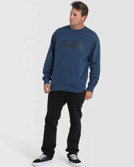 Volcom Volsity Crew - Vintage Navy