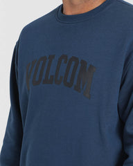 Volcom Volsity Crew - Vintage Navy