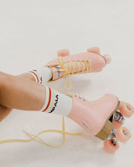 Impala Quad Skate Rollerskates - Pink/Yellow