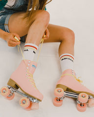 Impala Quad Skate Rollerskates - Pink/Yellow