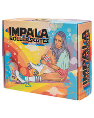 Impala Quad Skate Rollerskates - Pink/Yellow