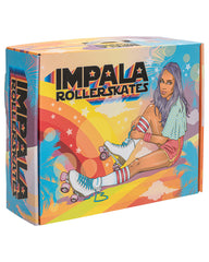 Impala Quad Skate Rollerskates - Pink/Yellow