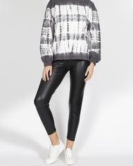 Sass Tessa Wetlook Pant - Black