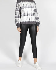 Sass Tessa Wetlook Pant - Black