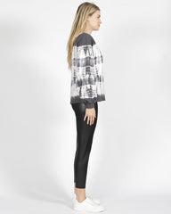 Sass Tessa Wetlook Pant - Black