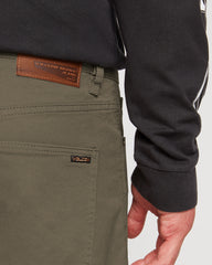 Volcom Solver Lite 5 Pocket Short - Army Green Combo