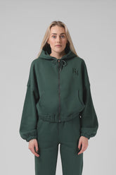 RPM Binate Zip Thru Hood - Pine Needle
