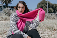 Betty Basics Sophie Knit Jumper - White/Black Stripe