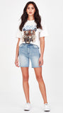 Junkfood Tina Shorts - Blue