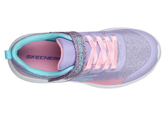 Skechers Girls Dyna Lite Shimmer Streaks - Lavender/Multi