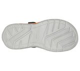 Skechers S Lights Erupters 4 Sandal - Charcoal/Orange