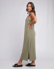 Silent Theory Harley Tank Dress - Khaki