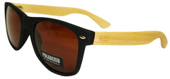 Moana Rd 50/50 Wooden Sunnies - Black Frame