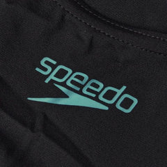 Speedo Women Placement Muscleback One-Piece - Black/Green
