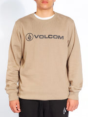 Volcom Stonicon Crew Fleece - Khaki
