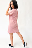AS Colour Mika Organic SS Dress - Rose