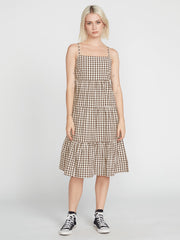 Volcom Snakedown Dress - Tan