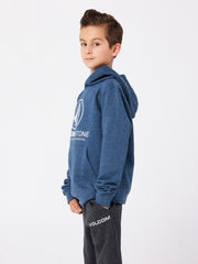 Volcom Youth Round One 3 Pullover Fleece - Tidal Blue