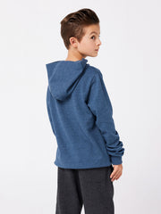 Volcom Youth Round One 3 Pullover Fleece - Tidal Blue