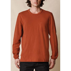 Globe Every Damn Day LS Tee - Rhubarb