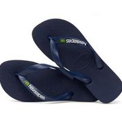 Havaianas Brazil Logo - Navy
