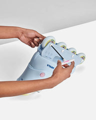 Impala Inline Wheel - Sky Blue/Yellow