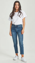 Junkfood Kailey Short Stuff Jean - Dark Blue