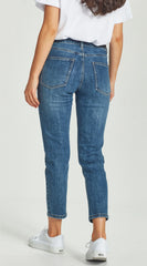 Junkfood Kailey Short Stuff Jean - Dark Blue