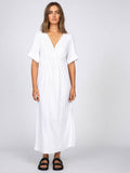 Rusty Resort Midi Dress - White