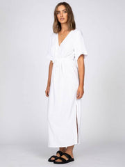 Rusty Resort Midi Dress - White