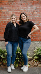 Junkfood Kailey Short Stuff Jean - Dark Blue