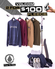 Volcom Youth Round One 3 Pullover Fleece - Tidal Blue