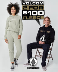 Volcom Youth Round One 3 Pullover Fleece - Tidal Blue