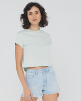 Rusty Blanks Baby Tee - Surf Spray