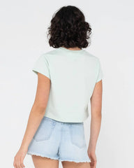 Rusty Blanks Baby Tee - Surf Spray